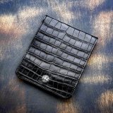クロムハーツ 1スナップ クロスボタン ウォレット アリゲーター 張替加工