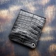 画像2: クロムハーツ 1スナップ クロスボタン ウォレット アリゲーター 張替加工 (2)