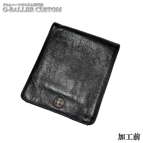 画像3: クロムハーツ 1スナップ クロスボタン ウォレット アリゲーター 張替加工