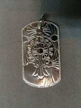 CHROME HEARTS ドッグタグ　ダイヤカスタム