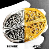 クロムハーツ 22K コーティング 受付中！オーバルバックル 22Kゴールド PVD加工☆