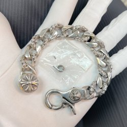 クロムハーツ ファンシーリンク クリップブレスレット クリップバネ交換修理完成!