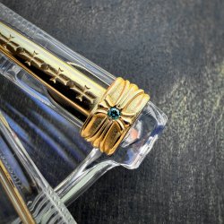 クロムハーツ アイウェア メガネ PEN15 ブルーダイヤカスタム 完成！