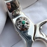クロムハーツ クイッククリップ ダイヤ エメラルドカスタム バネ修理完成！