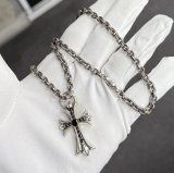 クロムハーツカスタム CHクロスペンダント SM ブラックダイヤ パヴェ加工 完成♪