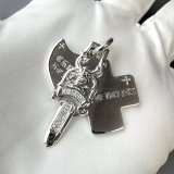 真っ黒な人気ペンダントをダイヤ加工＋ホワイトゴールド仕上げに