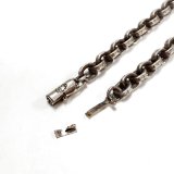 クロムハーツ ペーパーチェーン ネックレス修理 留め具のロウ付け加工もお任せください！
