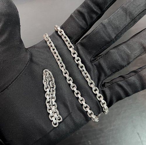 クロムハーツ ペーパーチェーン サイズ直し ネックレスもブレスレットもクロムハーツ修理はお任せください！
