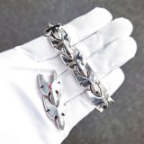 クロムハーツフレアニーブレスレットのサイズ直し致します☆特殊なコマ抜き加工もお任せください！