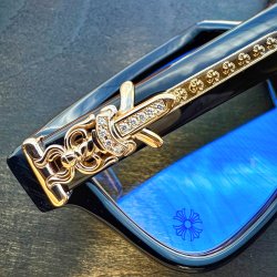 クロムハーツメガネのダイヤカスタムもお任せください!アイウェア VAGILLIONAIRE 2 アフターダイヤ完成しました♪