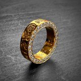 クロムハーツ スペーサー FOREVERリング アフターダイヤ ゴールドコーティング 完成しました♪