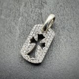 カットアウトクロスドッグタグ タイニー ダイヤカスタム完成！