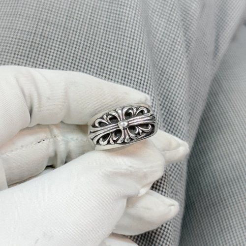 CHROME HEARTS フローラルクロスリング ゴールドコーティング 完成致しました！