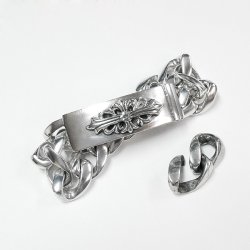 CHROME HEARTS フローラルクロス IDブレス サイズ直し コマ抜き 修理 対応いたします！！