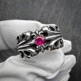 CHROME HEARTS クロムハーツ K&T リング ルビー カスタム完成しました☆