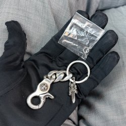 クロムハーツ キーリング キーチェーン クリップバネ交換 修理完成しました！