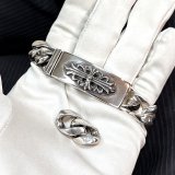 クロムハーツ フローラルクロス IDブレスレット サイズ調整 コマ抜き 完成致しました！