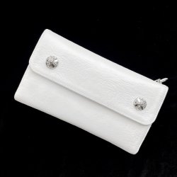 CHROME HEARTS クロムハーツ WAVEウォレット 白染め直し 完成致しました！☆