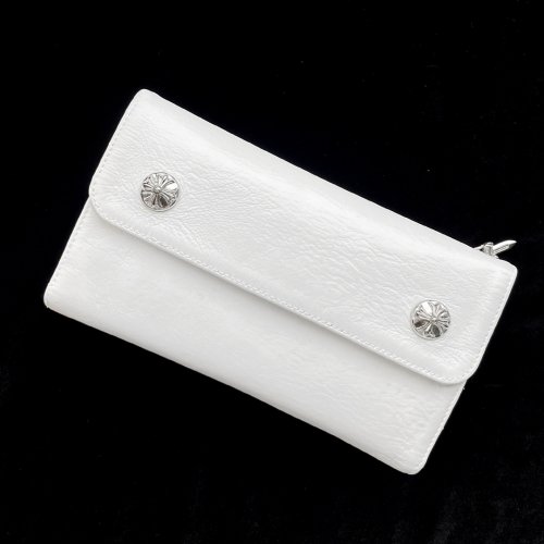 CHROME HEARTS クロムハーツ WAVEウォレット 白染め直し 完成致しました!☆