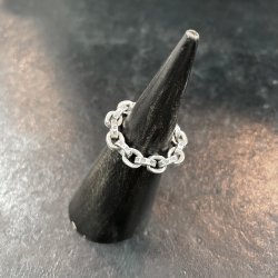 クロムハーツ ペーパーチェーンネックレス リング カスタム完成致しました!