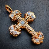 クロムハーツ フィリグリークロス ミニ 22K アフターダイヤ カスタム 完成しました！